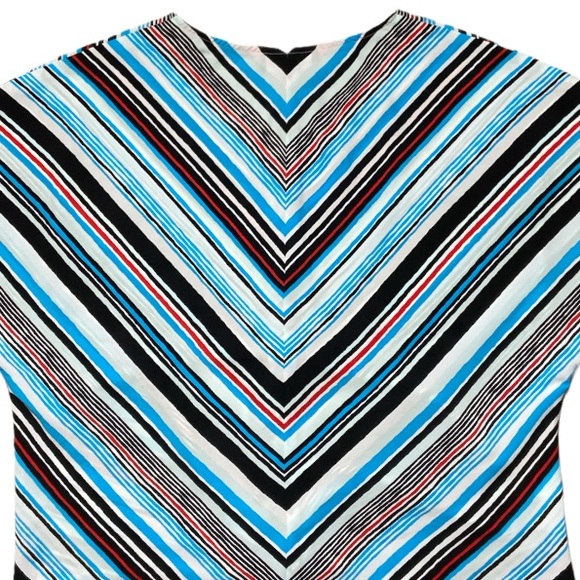 Jones New York Sleeve Blouse Top Front Knot Large - Picture 5 of 9